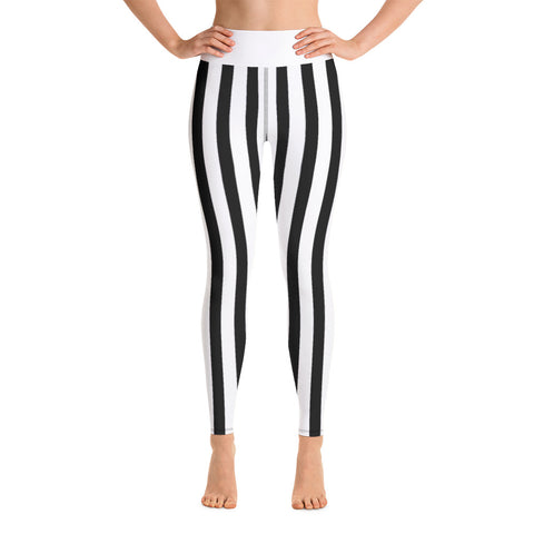 Vertical Stripped Yoga Leggings