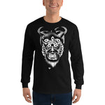 Men’s Long Sleeve Shirt Hail Satan Get tattooed